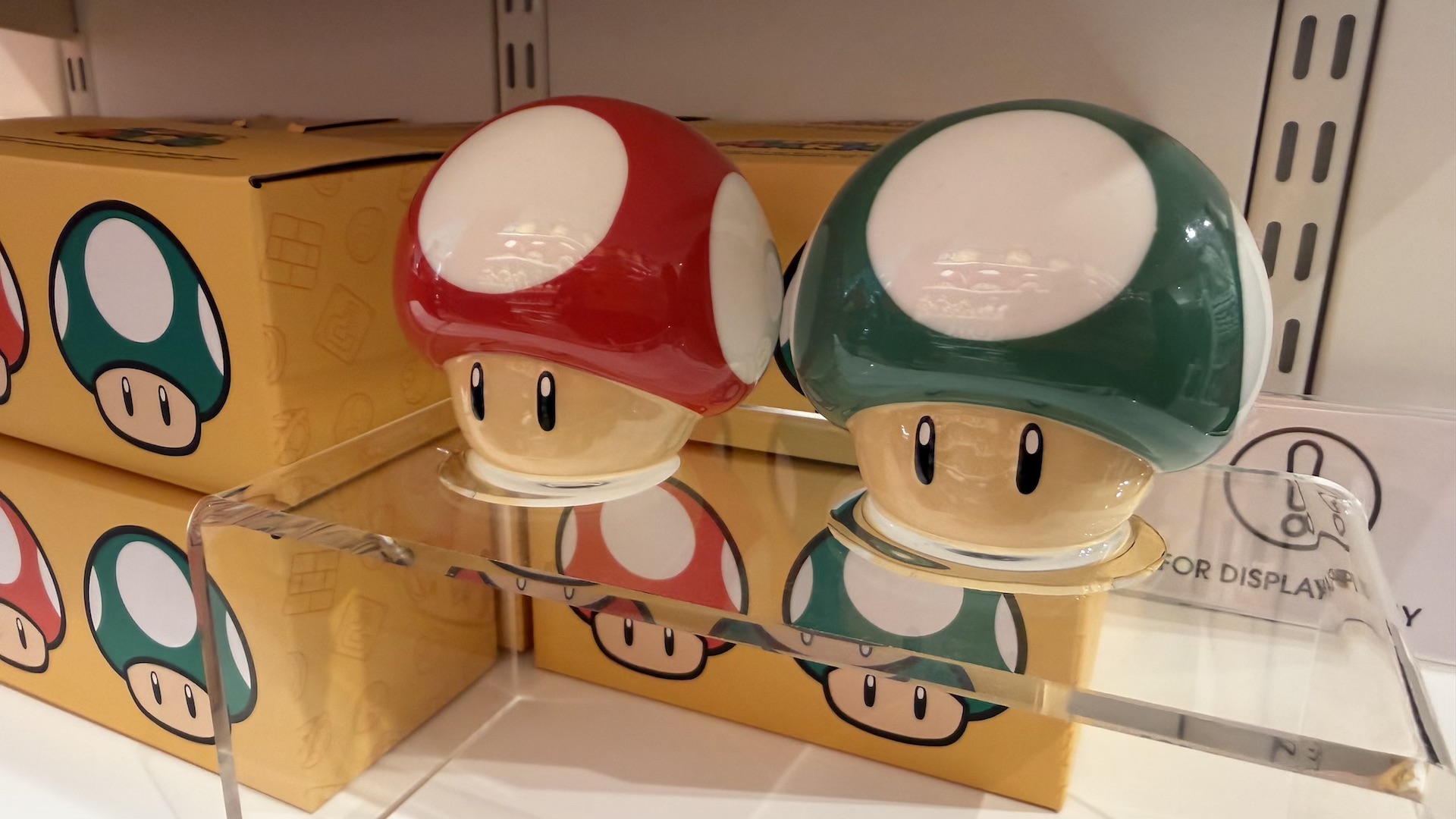 Inside the Nintendo Store pop up in Westfield shopping centre, London, UK.
