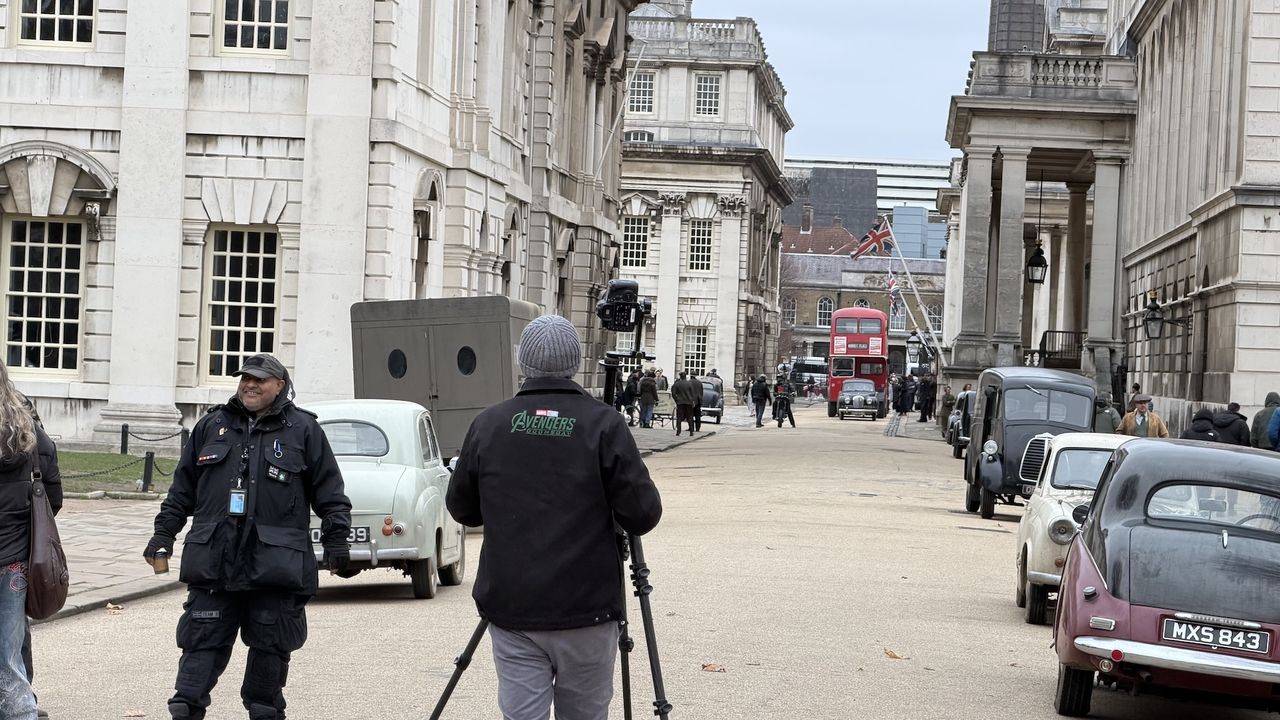 Marvel's Avengers: Doomsday movie filming in London's Greenwich.