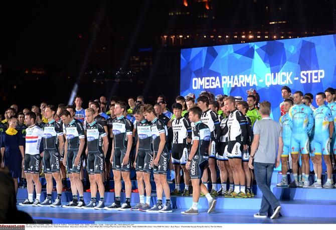 Omega Pharma-QuickStep lines up in front