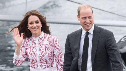 Prince William Kate Middleton flying