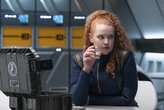 Mary Wiseman as Ensign Tilly from "Star Trek: Discovery" in the first episode of the "Short Treks" on CBS All Access, which airs Oct. 4.