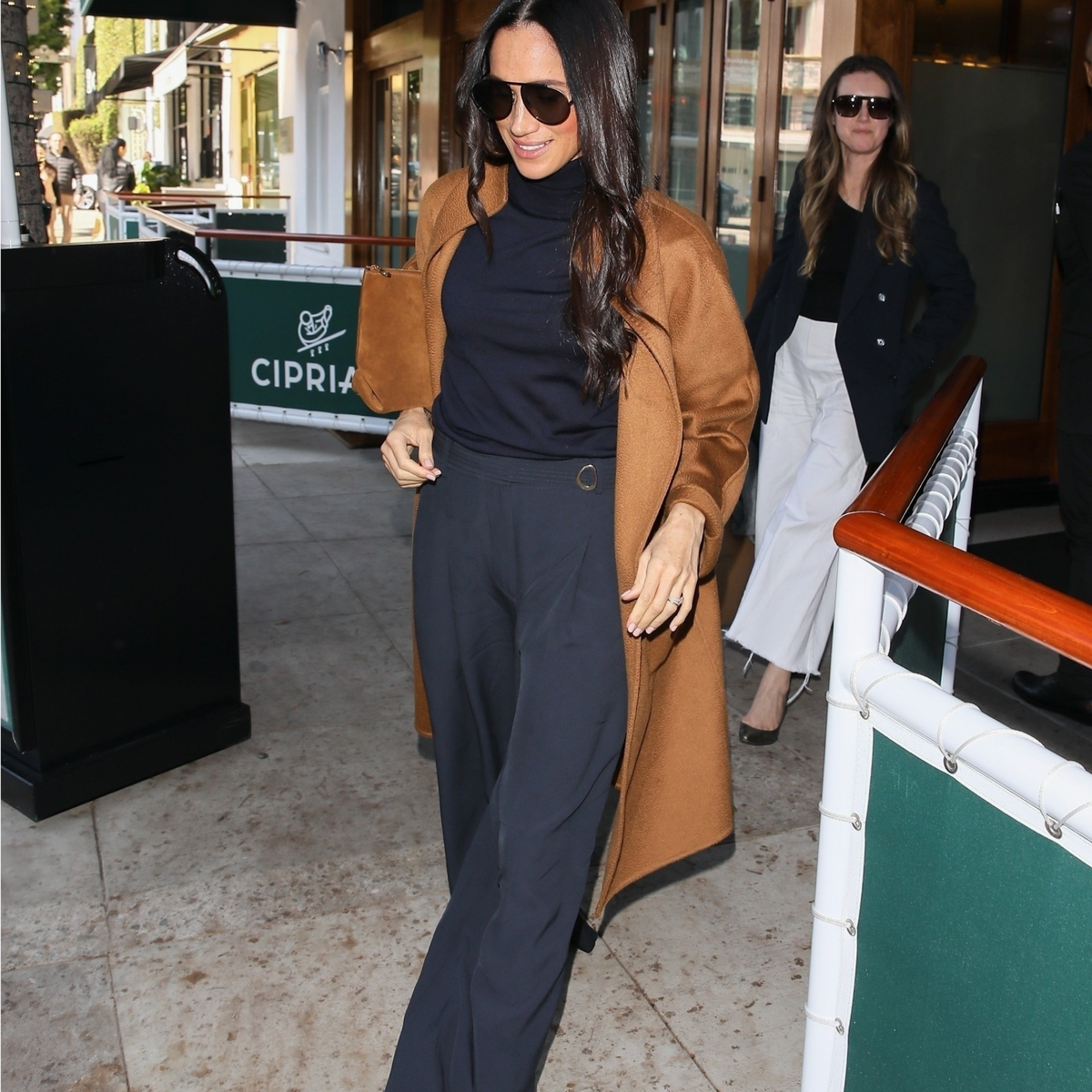 Meghan Markle Embraces the "Ladies Who Lunch" Life in an A-Lister-Worthy Outfit