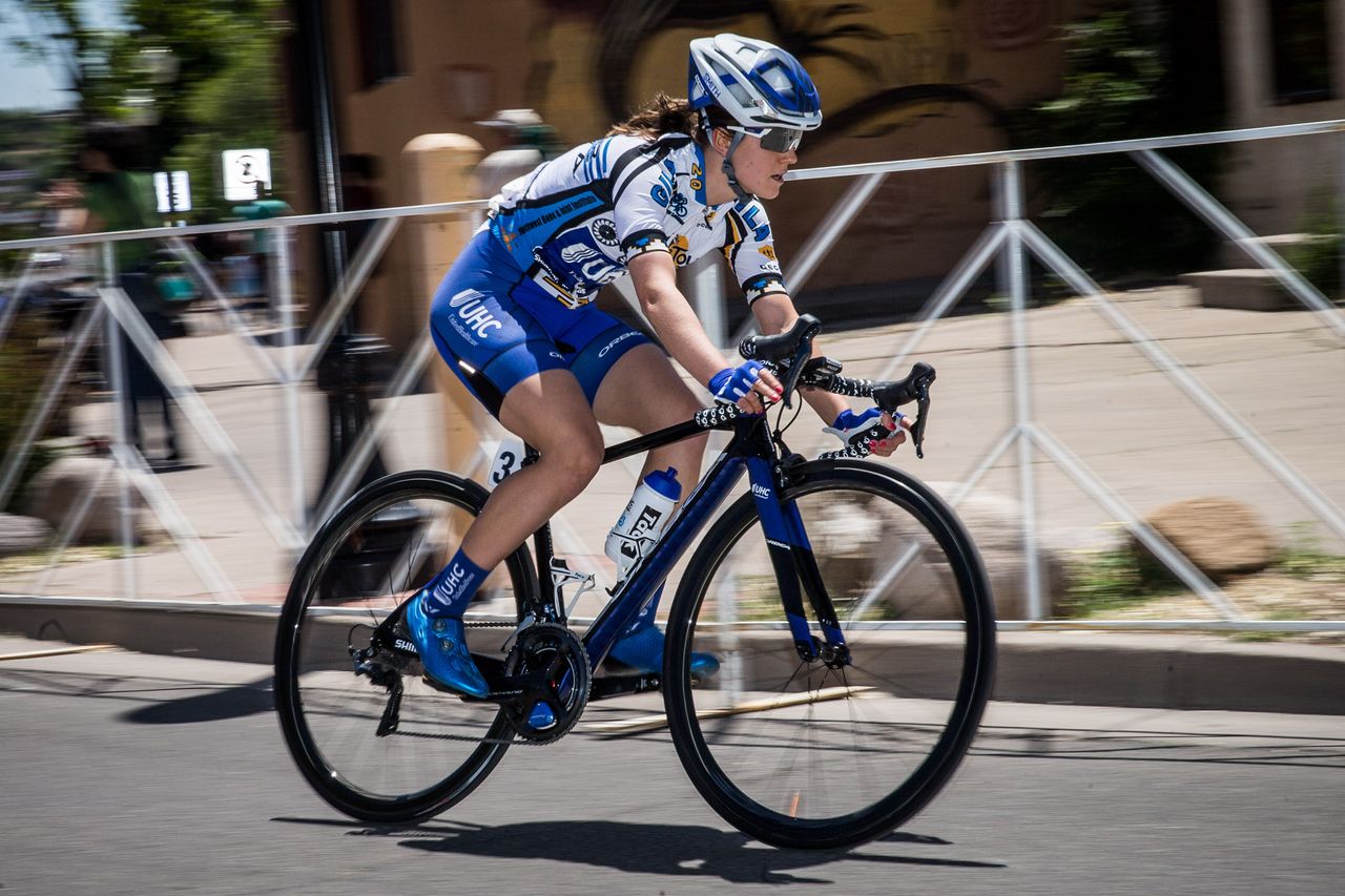 Ruth Winder (UnitedHealthcare) held onto the best young rider jersey for another day.