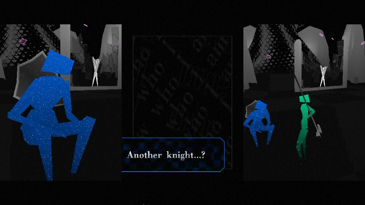 two knights talking