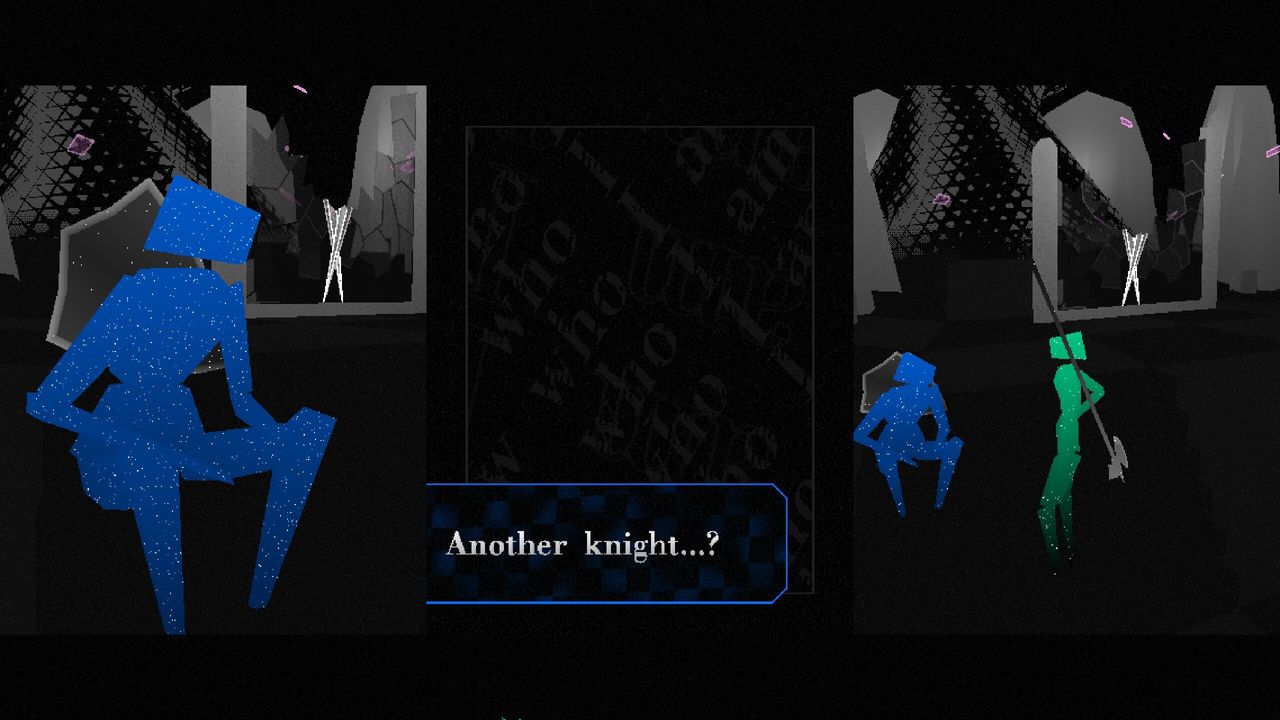 two knights talking