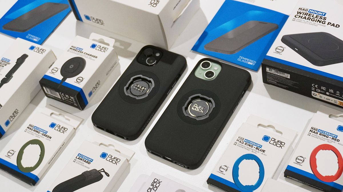 Quad Lock iPhone 15 case and accessories
