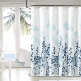 Flower shower curtain