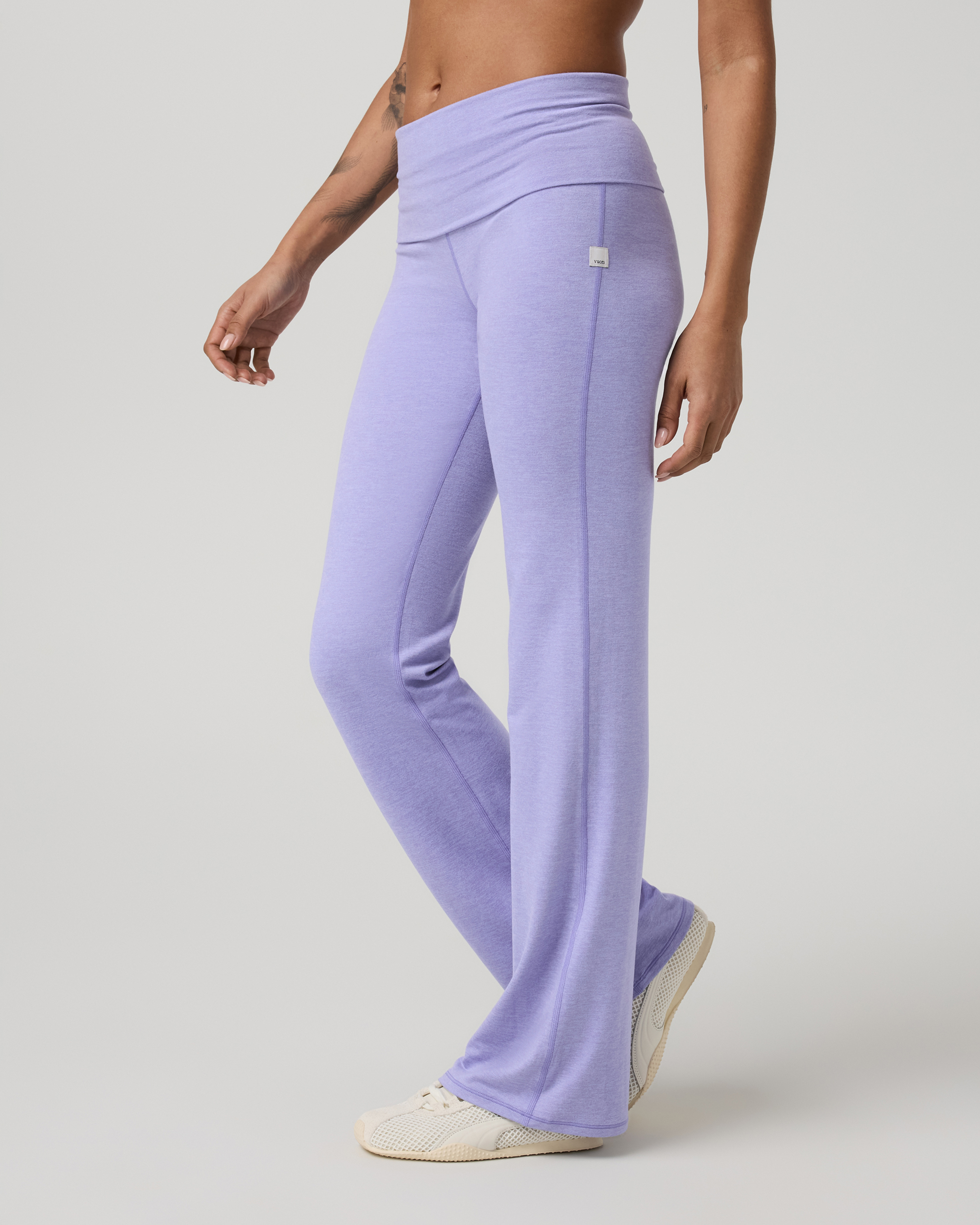 Halo Foldover Pant - Hyacinth Heather - Xxs