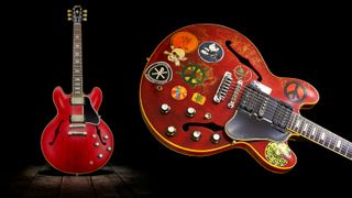 Gibson ES-335TDC and ES-33TDC known as Big Red beloning to Ten Years after guitarist Alvin Lee