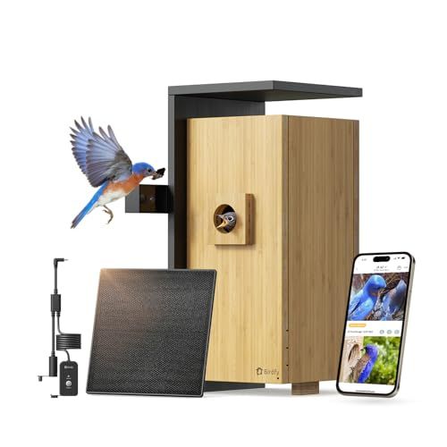 Smart Bird House With Dual 1080P Cameras