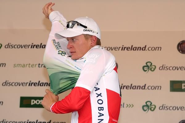Third place on Stage 3 was enough to see Matti Breschel (Team Saxo Bank) don the white jersey of Best Placed U-25 Rider overall.