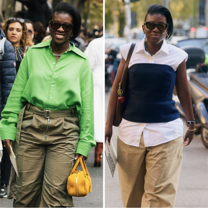split image of Nikki Ogunnaike
