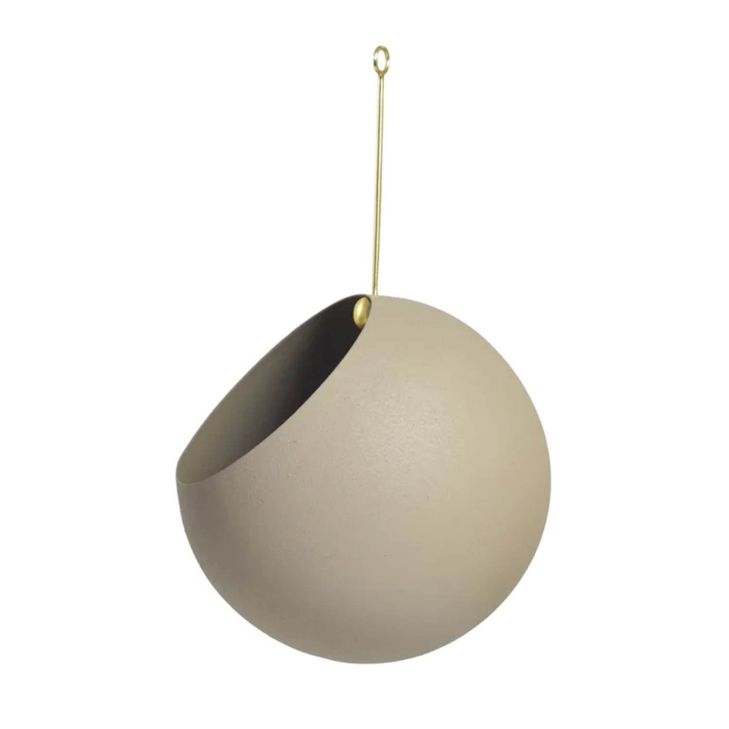 A globe small hanging flowerpot from AYTM on Madeindesign