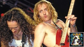 Def Leppard’s Vivian Campbell [left] and Phil Collen