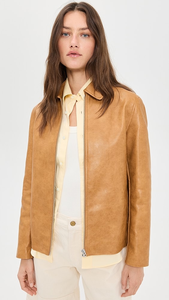 Rag &amp;amp; Bone Jordie Faux Leather Jacket