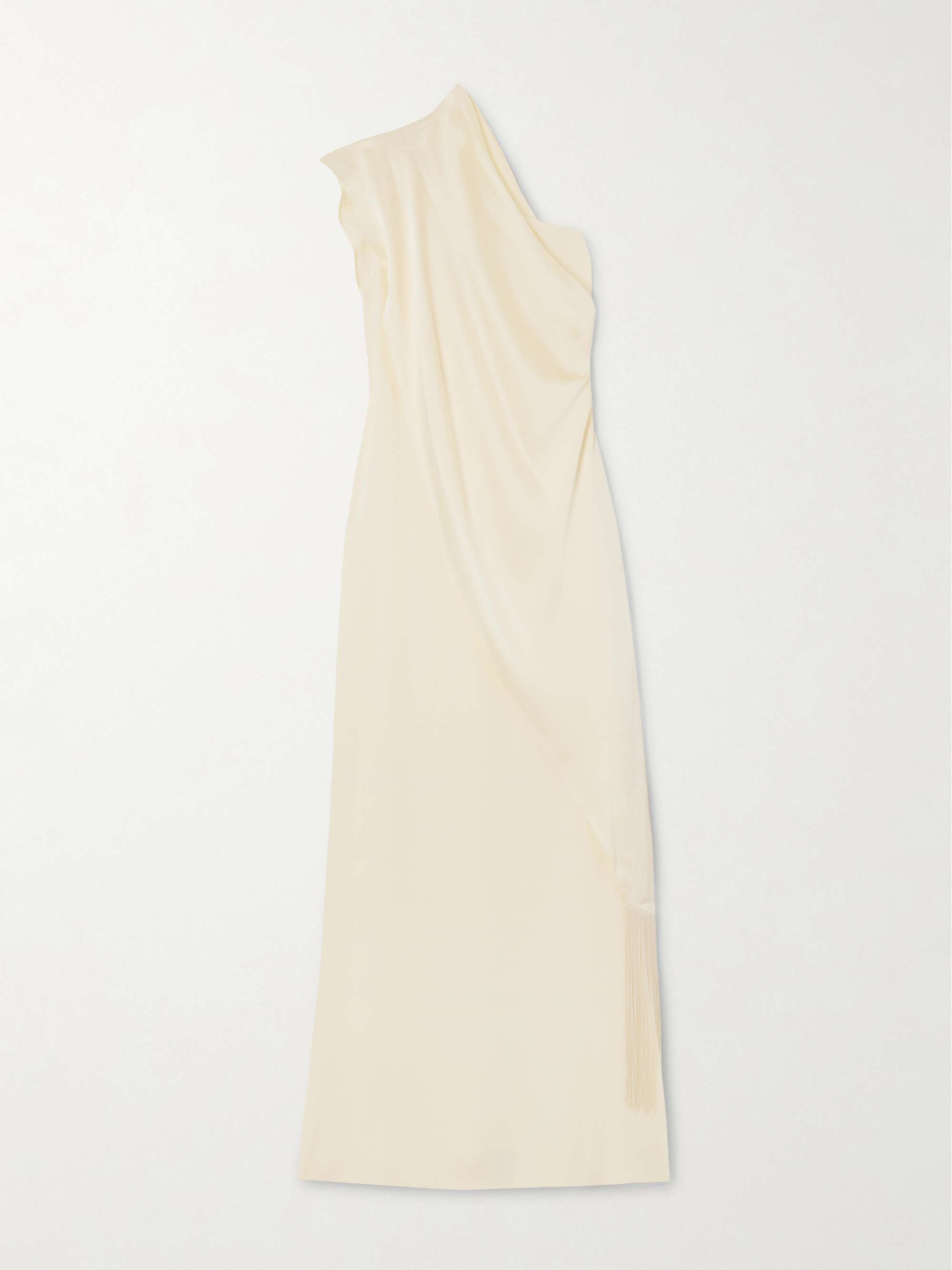 Berenson Draped One Shoulder Franse Crepe dress