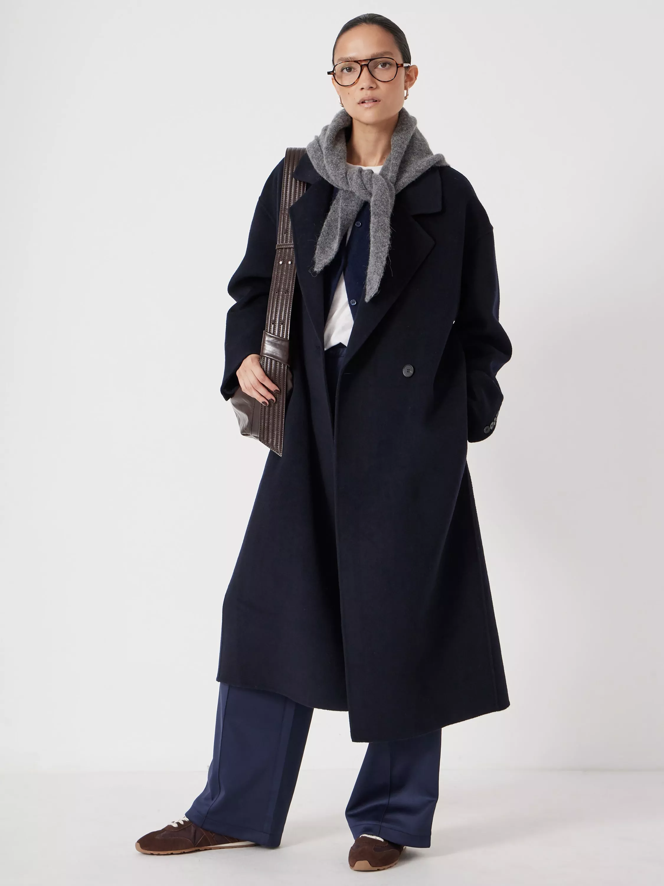 Hush Wool Longline Overcoat