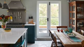 kitchen diner with French doors