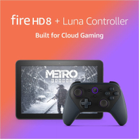 Fire HD 8 tablet Gaming Bundle including Fire HD 8 tablet and Luna Controller:  $159.98