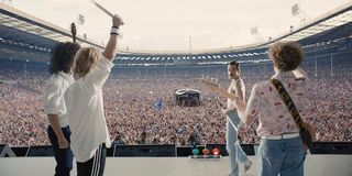 Bohemian Rhapsody movie concert scene