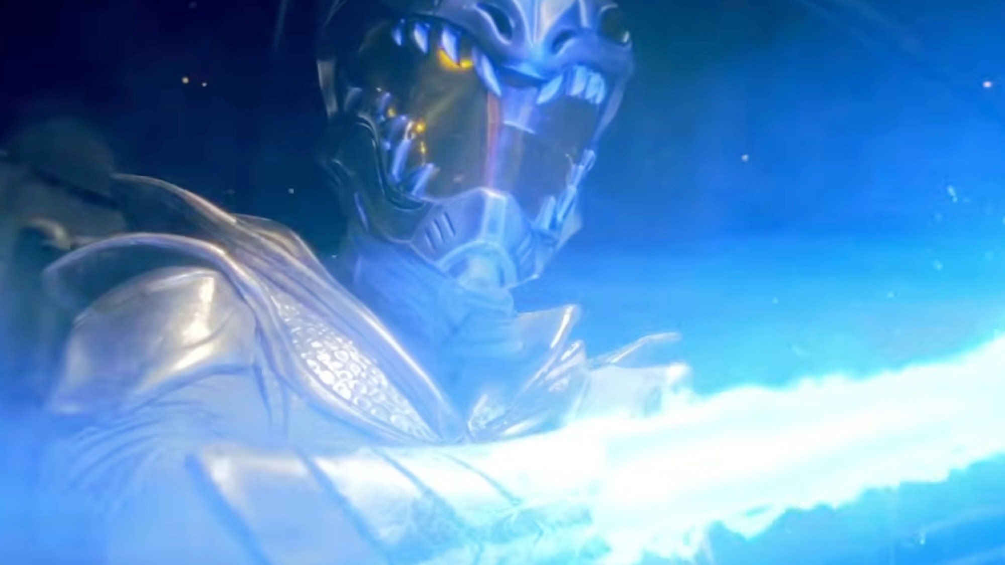 The White Dragon with a glowing sword in Legend of the White Dragon