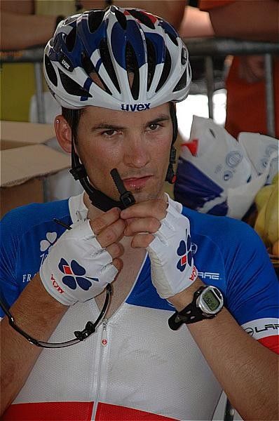 Beno&icirc;t Vaugrenard (Fran&ccedil;aise des Jeux) enjoys flatter time trials better and that is where he won the French champion jersey.