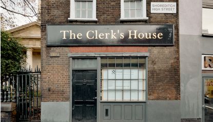 The Clerk's House, Shoreditch, exterior of the area's oldest building, now a gallery