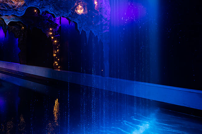 World's first Christmas cavern bar