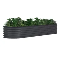 VEIKOUS 24-in W x 96-in L x 17-in H Gray Raised Garden Bed | Was $129.99, now $99.99 at Lowes