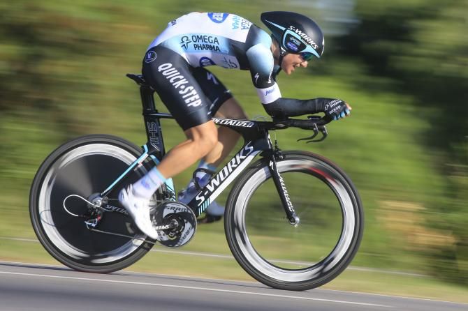Michal Kwiatkowski (Omega Pharma-Quick Step) rides into the race lead in Tour de San Luis