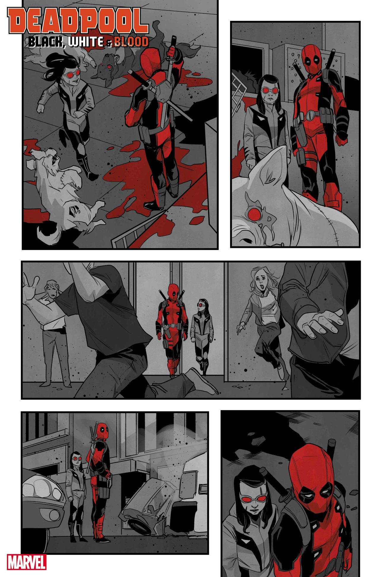 Deadpool: Black, White &amp; Blood