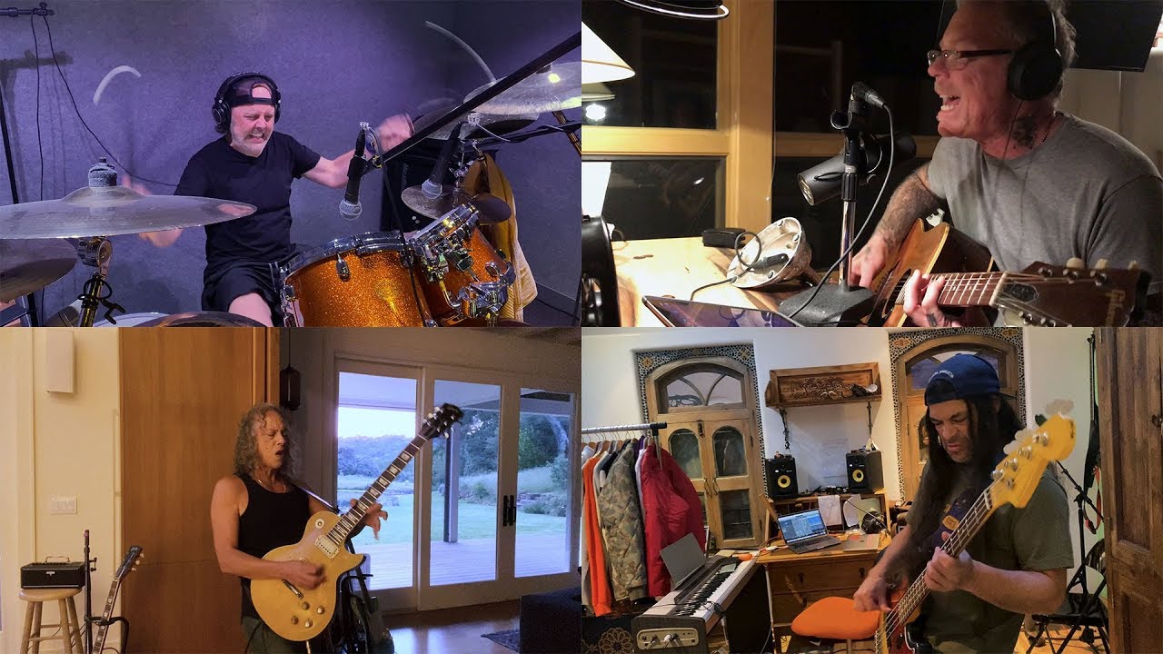 Metallica's remote-filmed performance of Blackened 2020