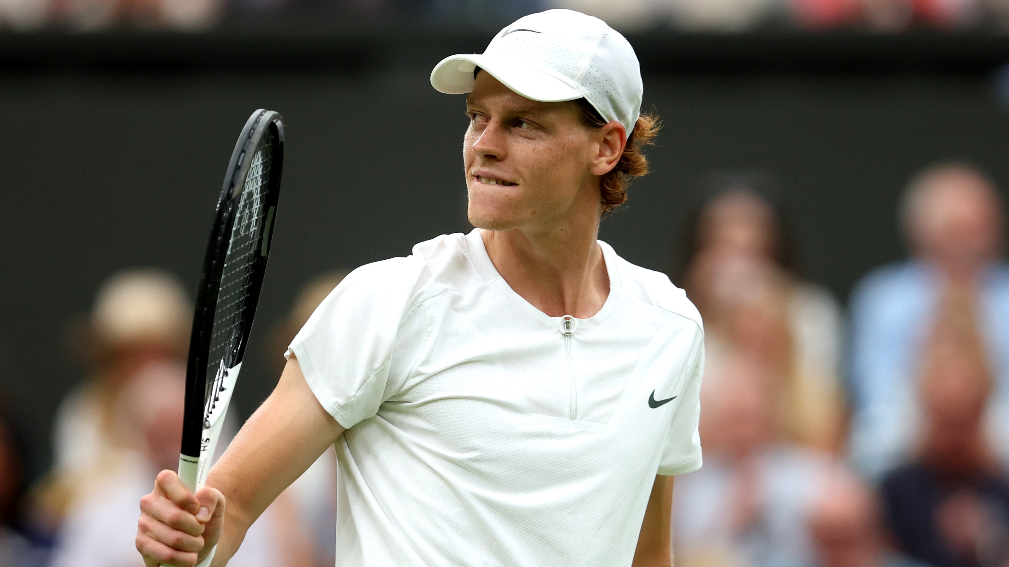 Jannik Sinner at Wimbledon 2023