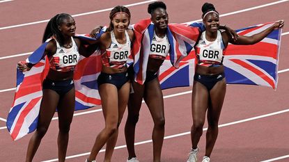 GB Olympic women's 4x100m relay team