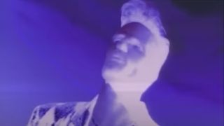 Negative visual of Vanilla Ice in music video for I Love You on Beavis and Butt-Head