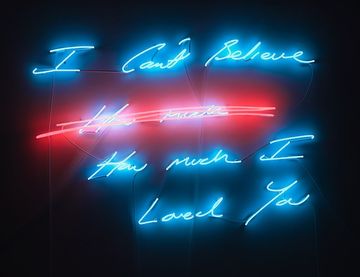 'I Promise to Love You' by Tracey Emin, New York | Wallpaper