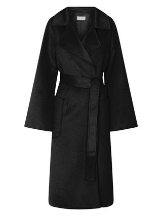 Furless Camila Cashmere Black Coat