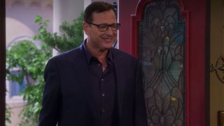 Bob Saget coming into the Full House home on Netflix.