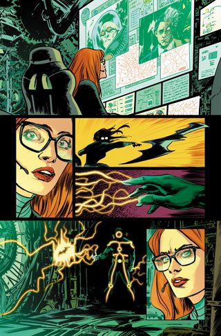 Detective Comics #1070 preview page featuring Barbara Gordon and Zero