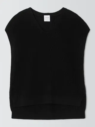 John Lewis V-Neck Cotton Knit Vest