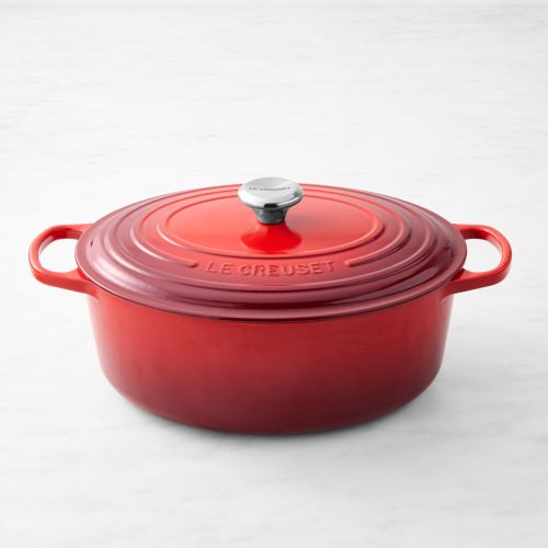 8-Qt. Enameled Cast Iron Signature Oval Dutch Oven
