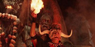 Amrish Puri as Mola Ram in Indiana Jones and the Temple of Doom