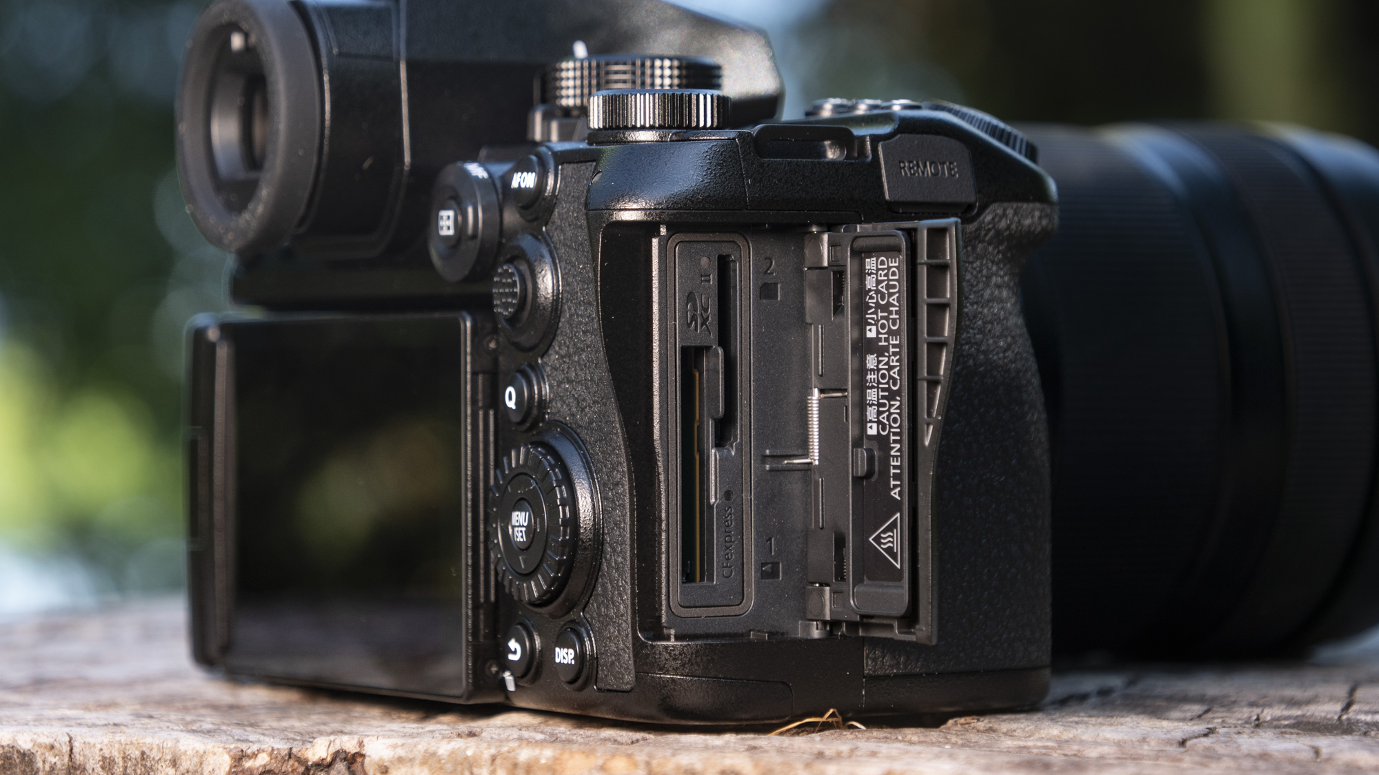 Panasonic Lumix S1 II mirrorless camera's connection ports