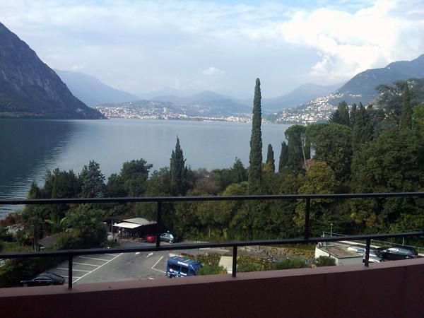The view of Switzerland from my hotel window. Not a bad place to have the world championships.
