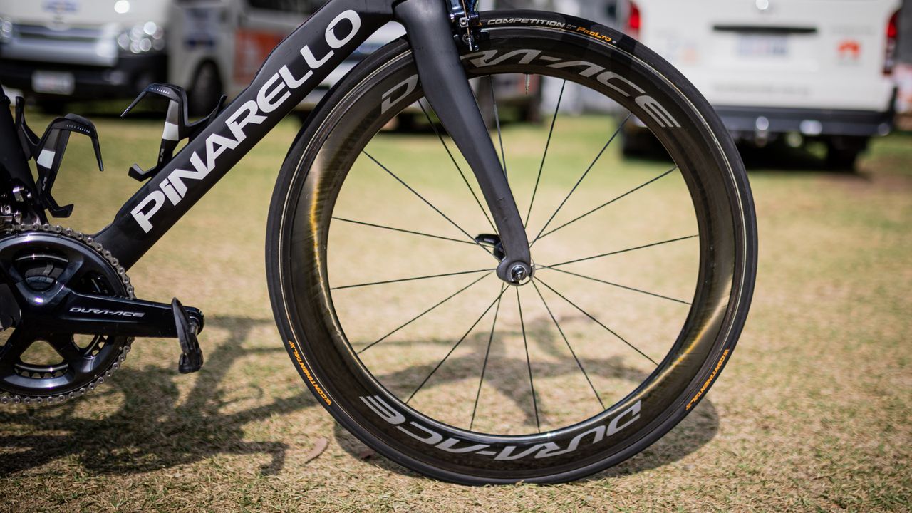 Dylan Van Baarl's Pinarello Dogma F12 XLight