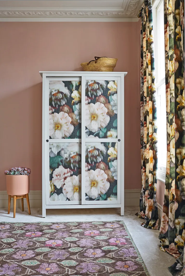 Bedroom with Ikea wardrobe