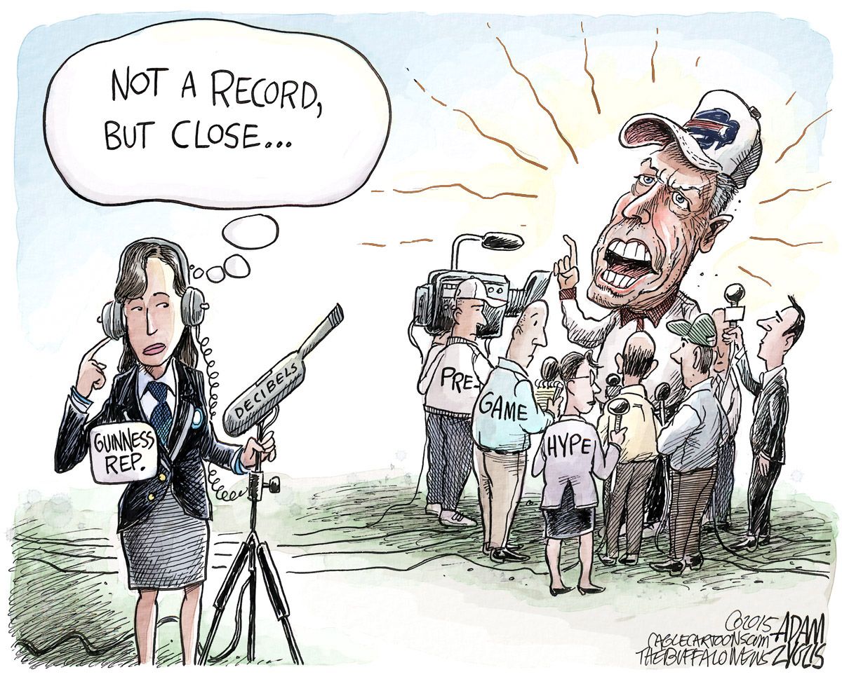 Editorial cartoon U.S. NFL Rex Ryan