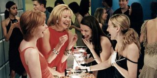 Cynthia Nixon, Kim Cattrall, Kristin Davis, and Sarah Jessica Parker in Sex and the City