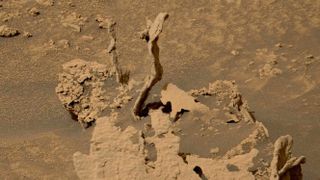 'Spikes' spotted by the Curiosity rover on May 17, 2022.