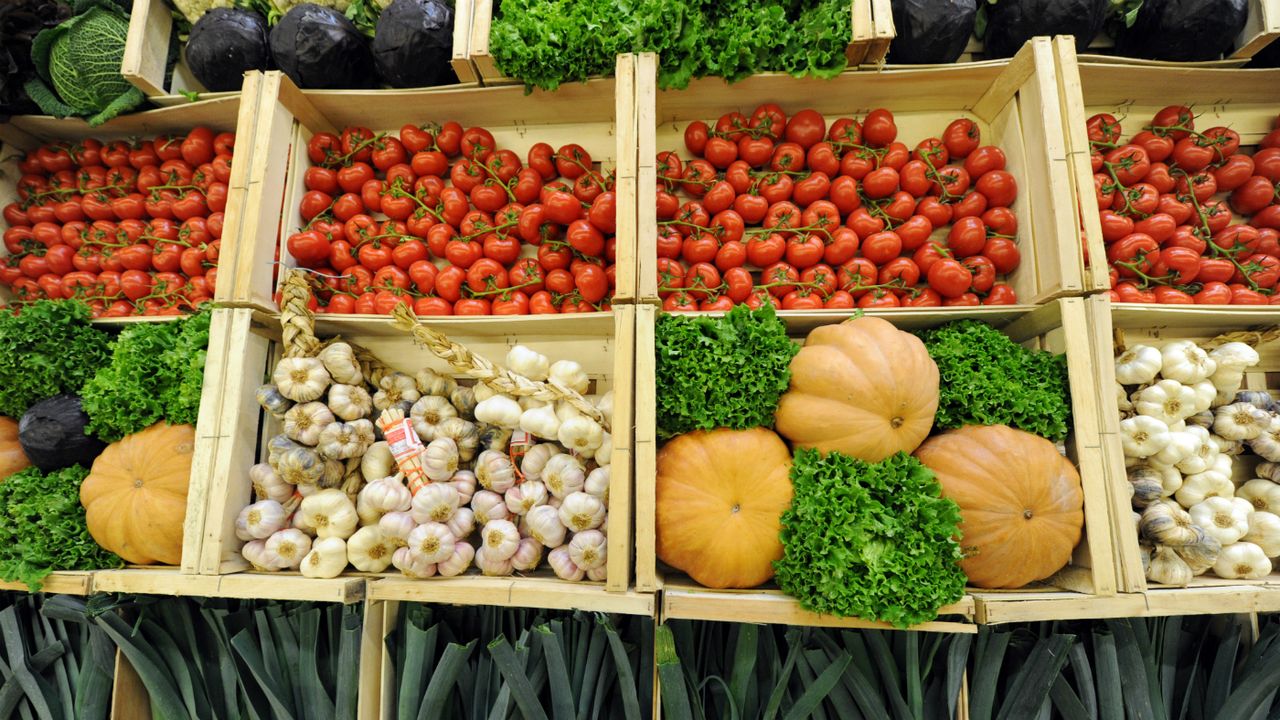 Vegetables, market